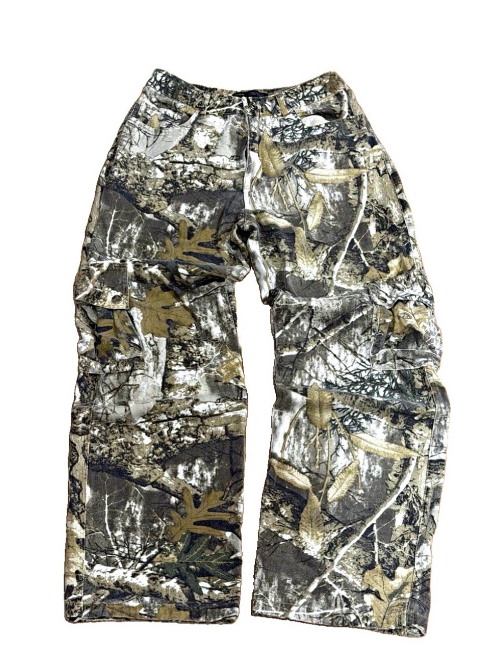 Finesse Women's Flare Wide Leg Camo Jeans - Olive, Gray, Brown